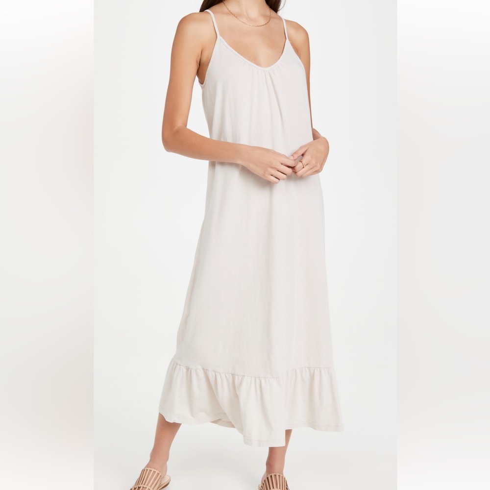 Maxi Dress with Flounced Hem